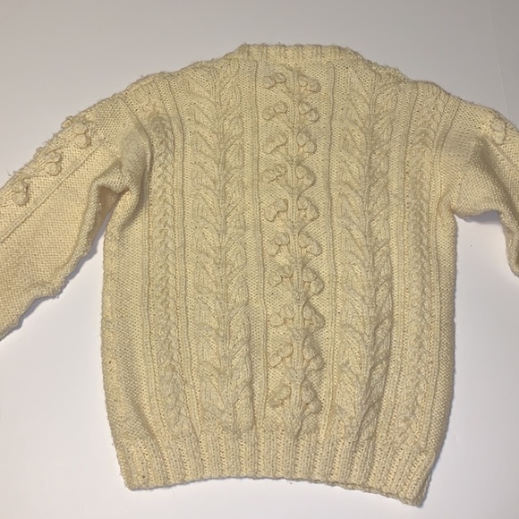 Vintage Cream Knit Ski Sweater - Women’s Size XS - Picture 3 of 9